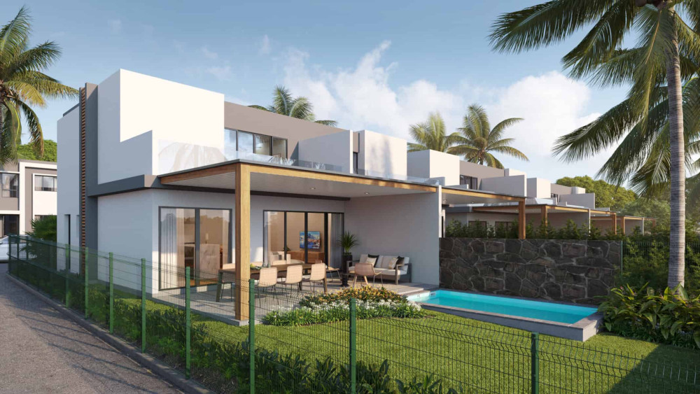 3-Bedroom Duplex for Sale in Black River with Private Pool and Garden