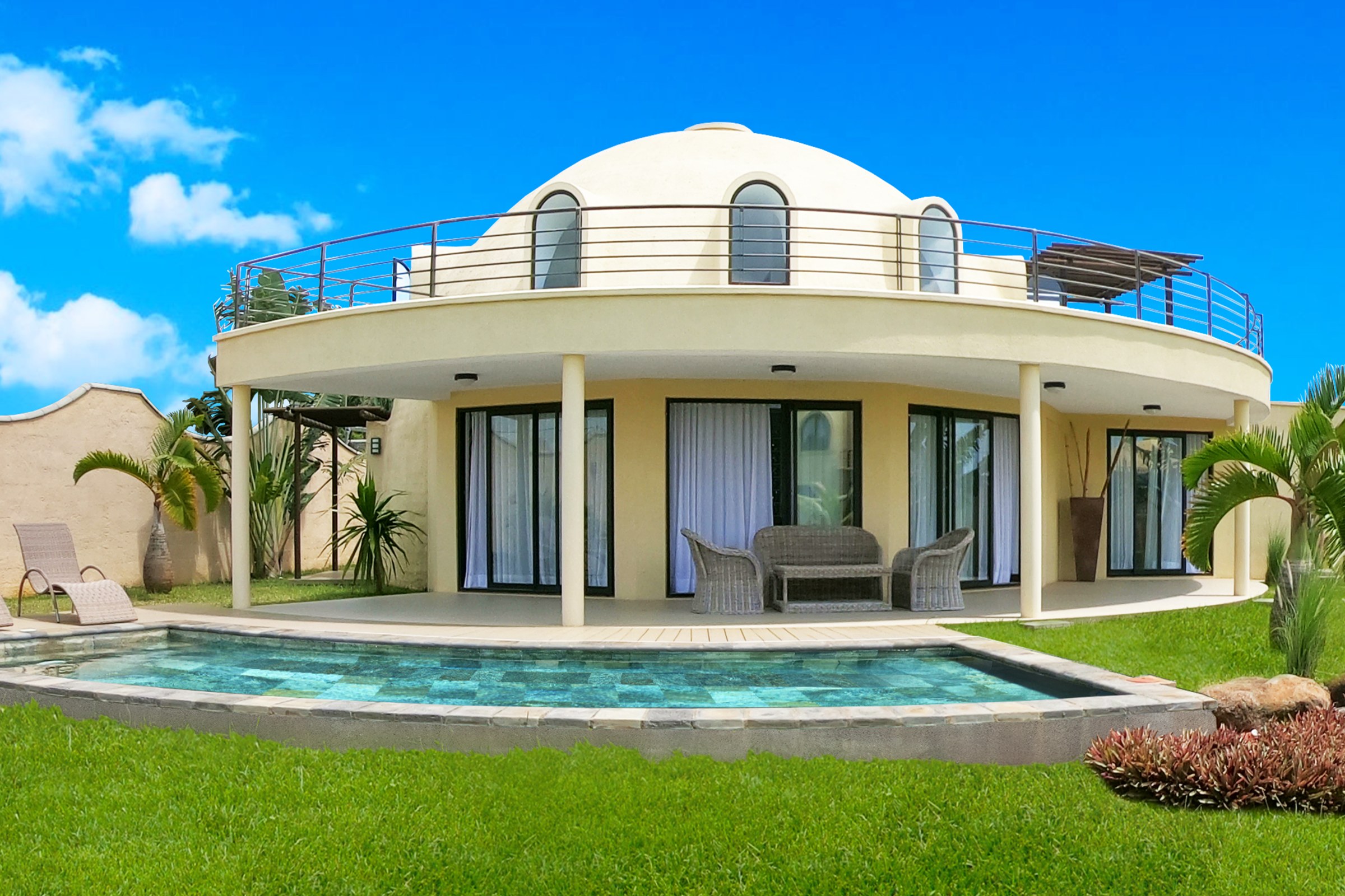 3-Bedroom Villa for Rent with Pool, Gym Access & Sea View – Mauritius — image 2