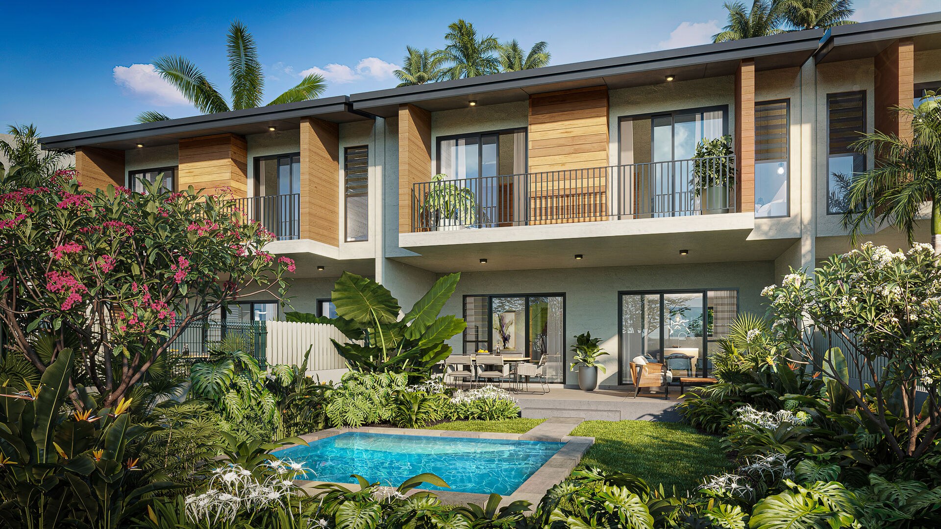 3-Bedroom Townhouses for Sale – West Coast of Mauritius