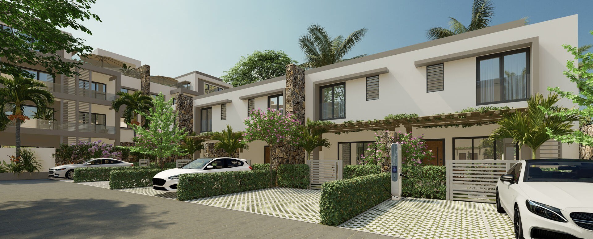 Luxury 3-Bedroom Townhouses in Tamarin