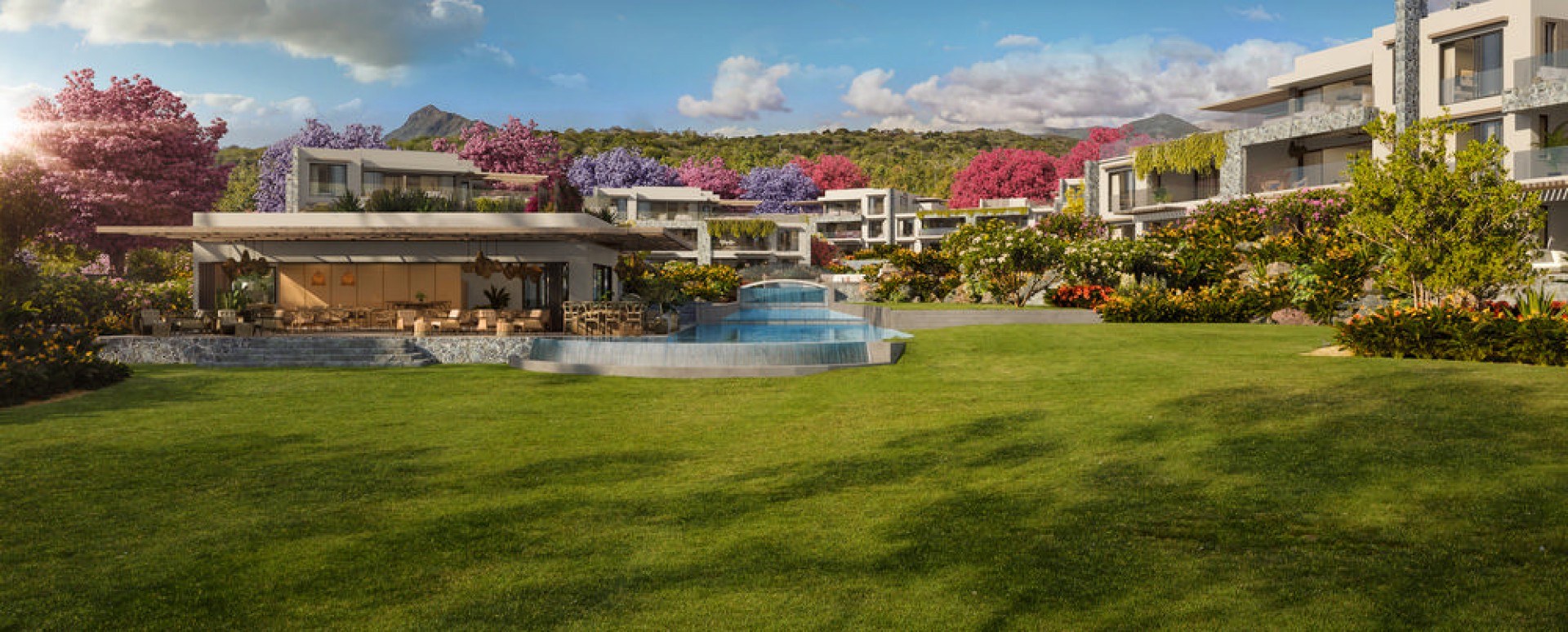 One-Bedroom Seafront Apartments for Sale – Infinity by the Sea, Riviere Noire, Mauritius — image 3